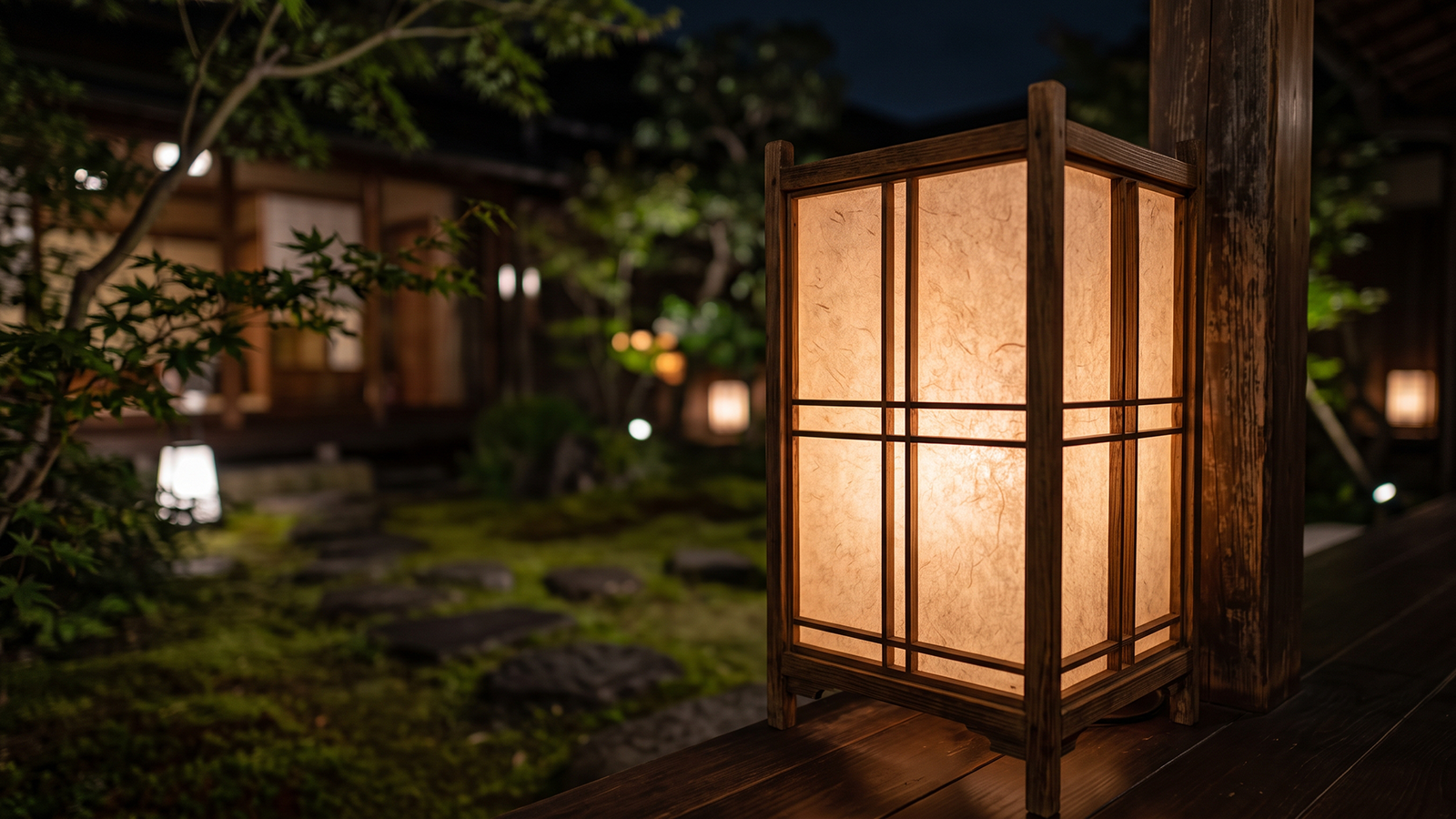 和紙の行灯