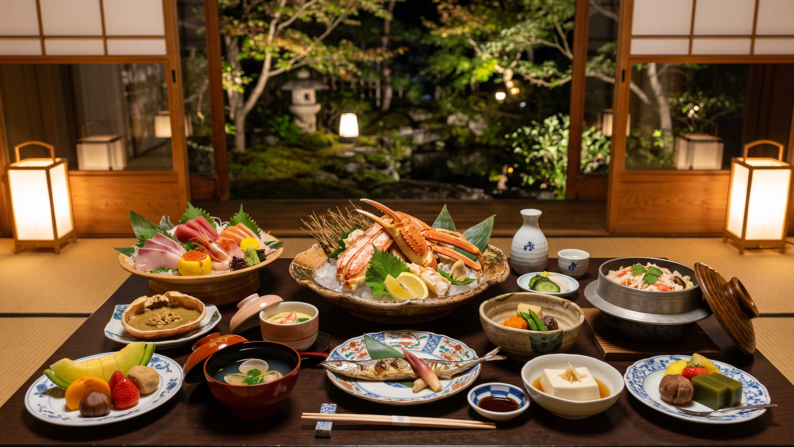 蟹を主役にした平家御膳